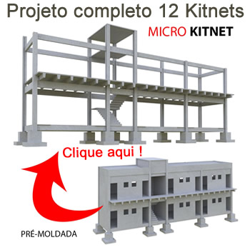 Projeto 12 kitnets